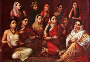 Raja Ravi Varma Galaxy of Musicians Oil Paintings